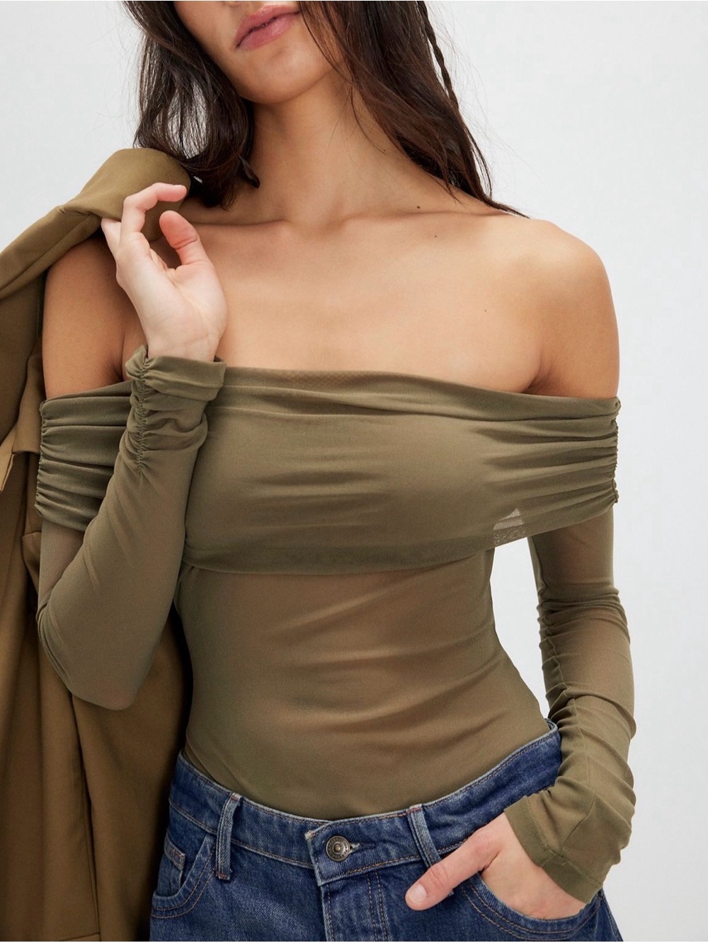 Free People Forget Me Not Bodysuit Sz M